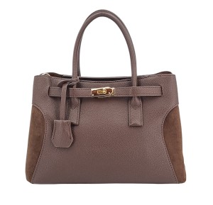 Czekoladowy kuferek torebka damska A5 Gallantry